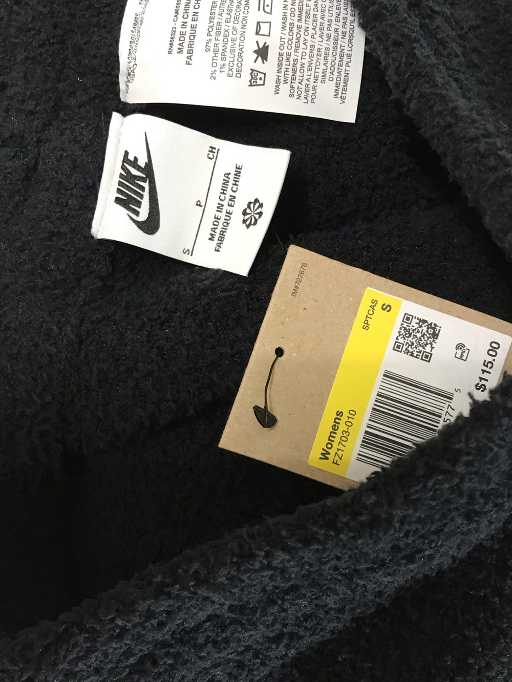 Nike Sportswear Phoenix Women’s Cozy Bouclé Knit Oversized Pants Joggers Small - Picture 8 of 8